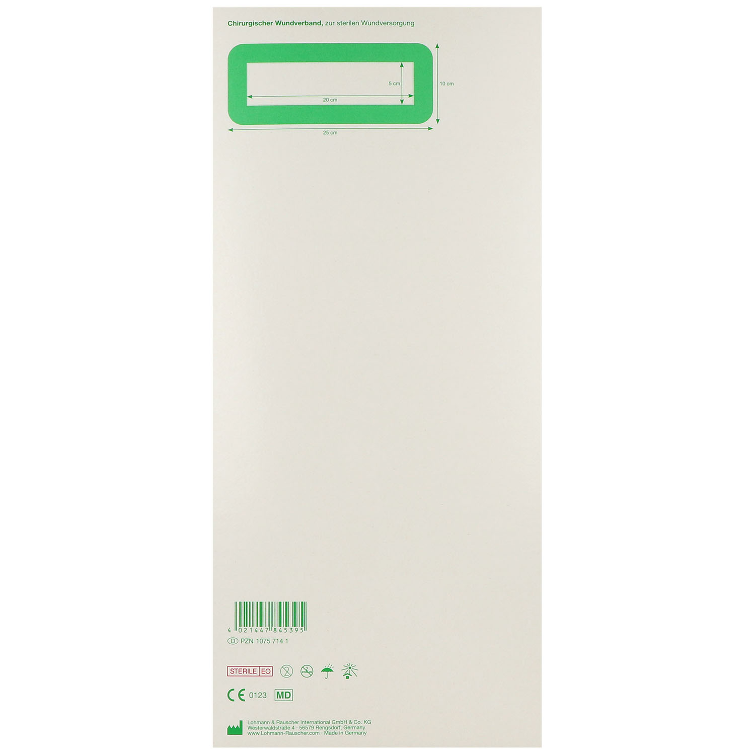 Curapor chirurgischer Wundverband, steril
