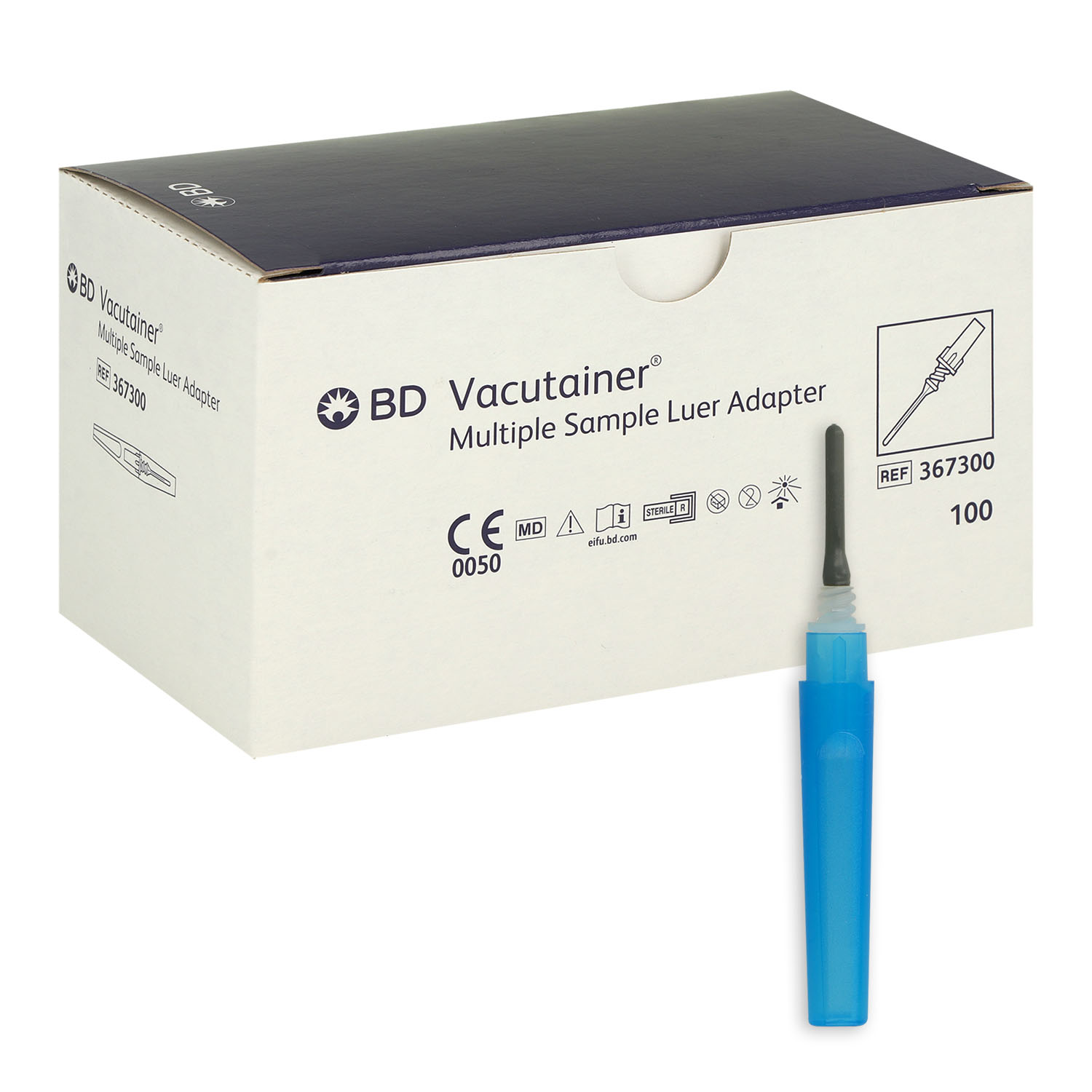 BD Vacutainer Luer-Adapter, steril, mit Ventil