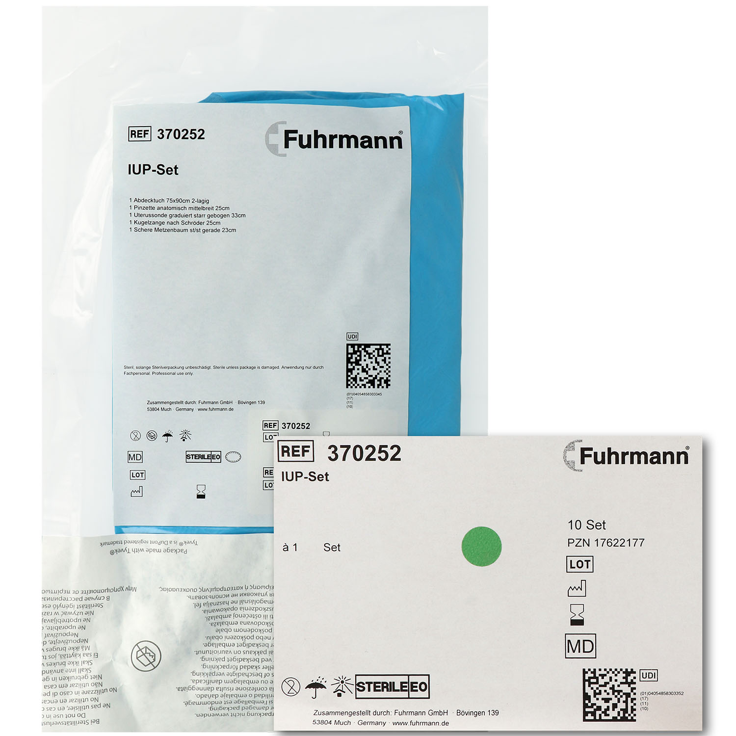 IUP-Set (Intra-Uterin-Pessar-Set) steril