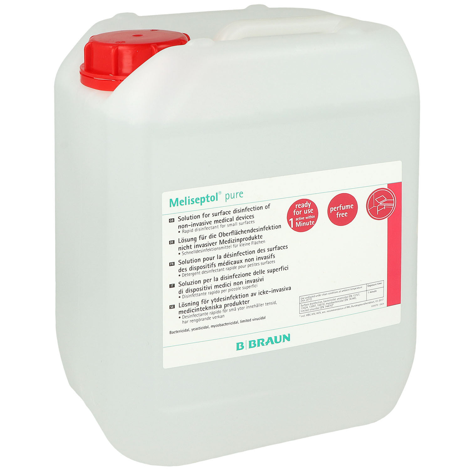 Meliseptol pure Flächendesinfektion 5 Liter - Kanister