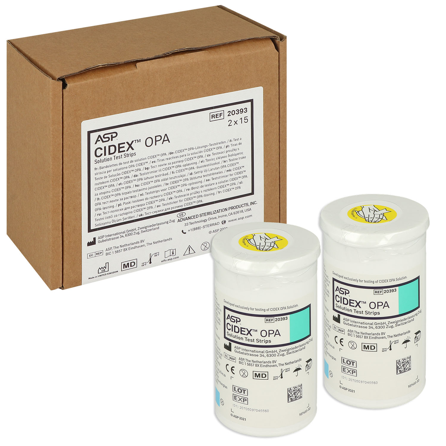 Cidex OPA Teststreifen - 2 x 15 Stück
