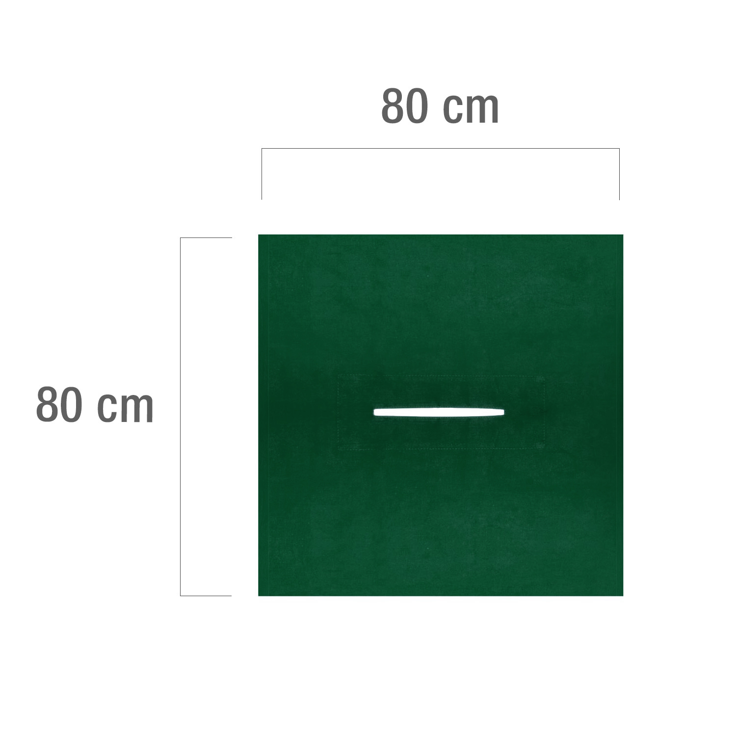 Teqler wiederverwendbares Schlitztuch aus Baumwolle