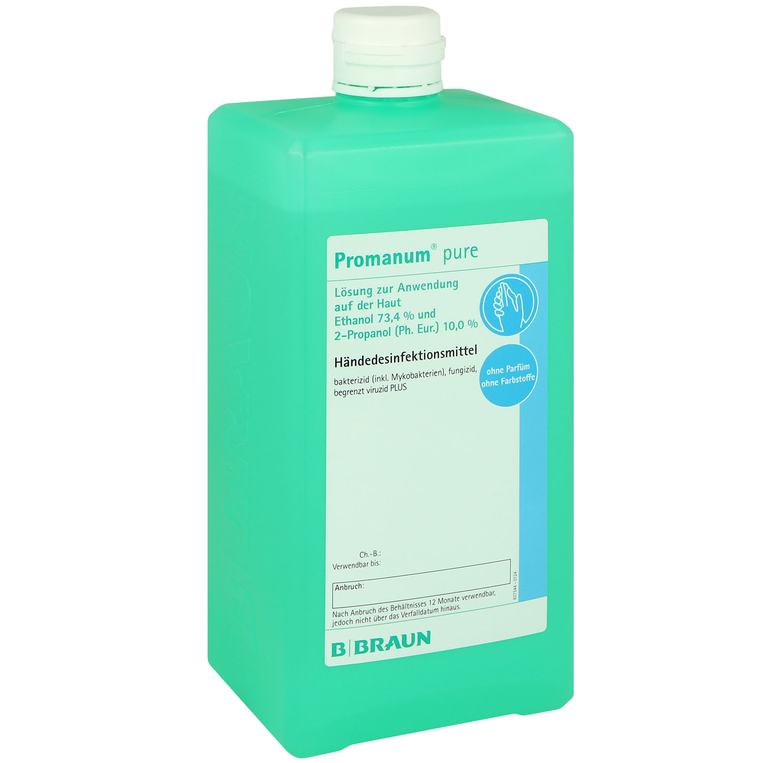 Promanum pure - 1 l Händedesinfektion Spenderflasche