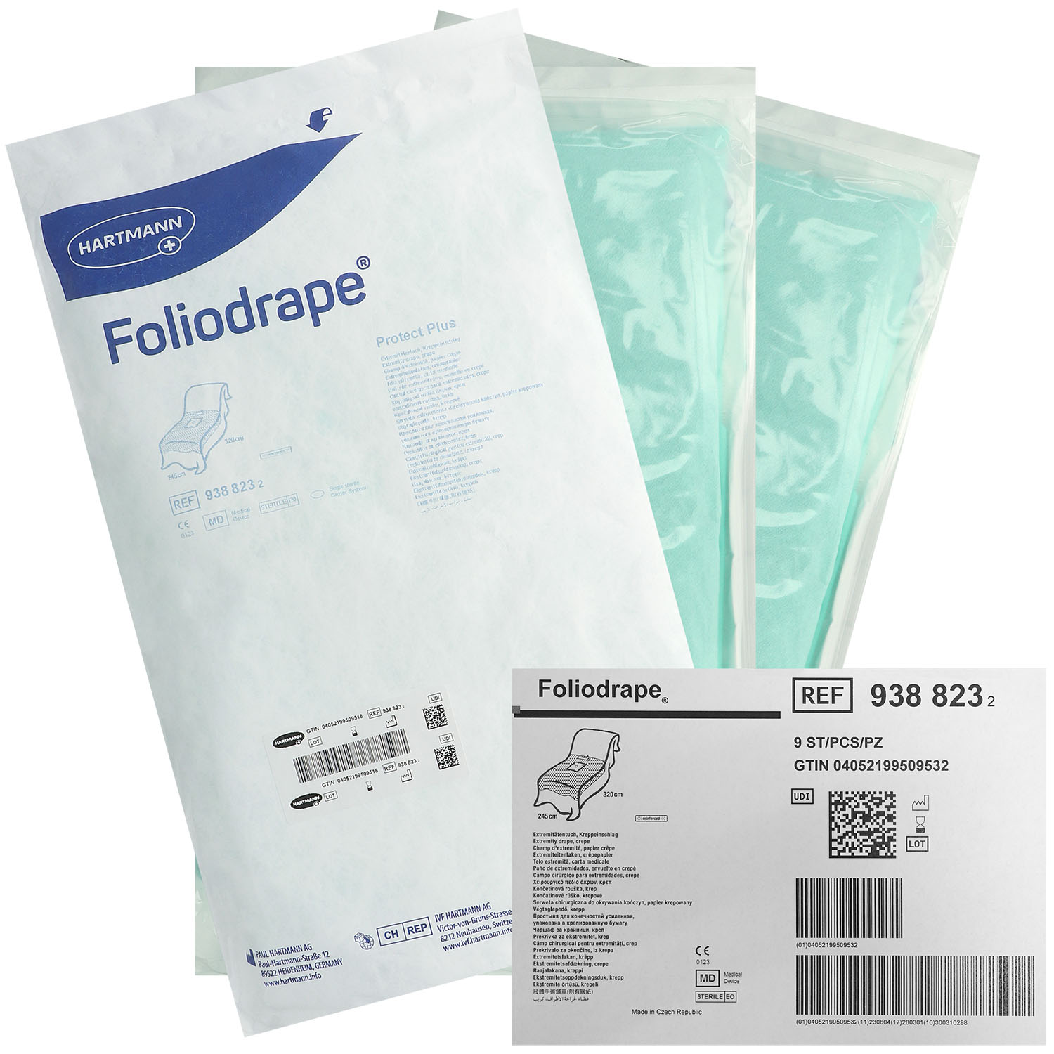 Foliodrape Protect Plus Extremitätentücher