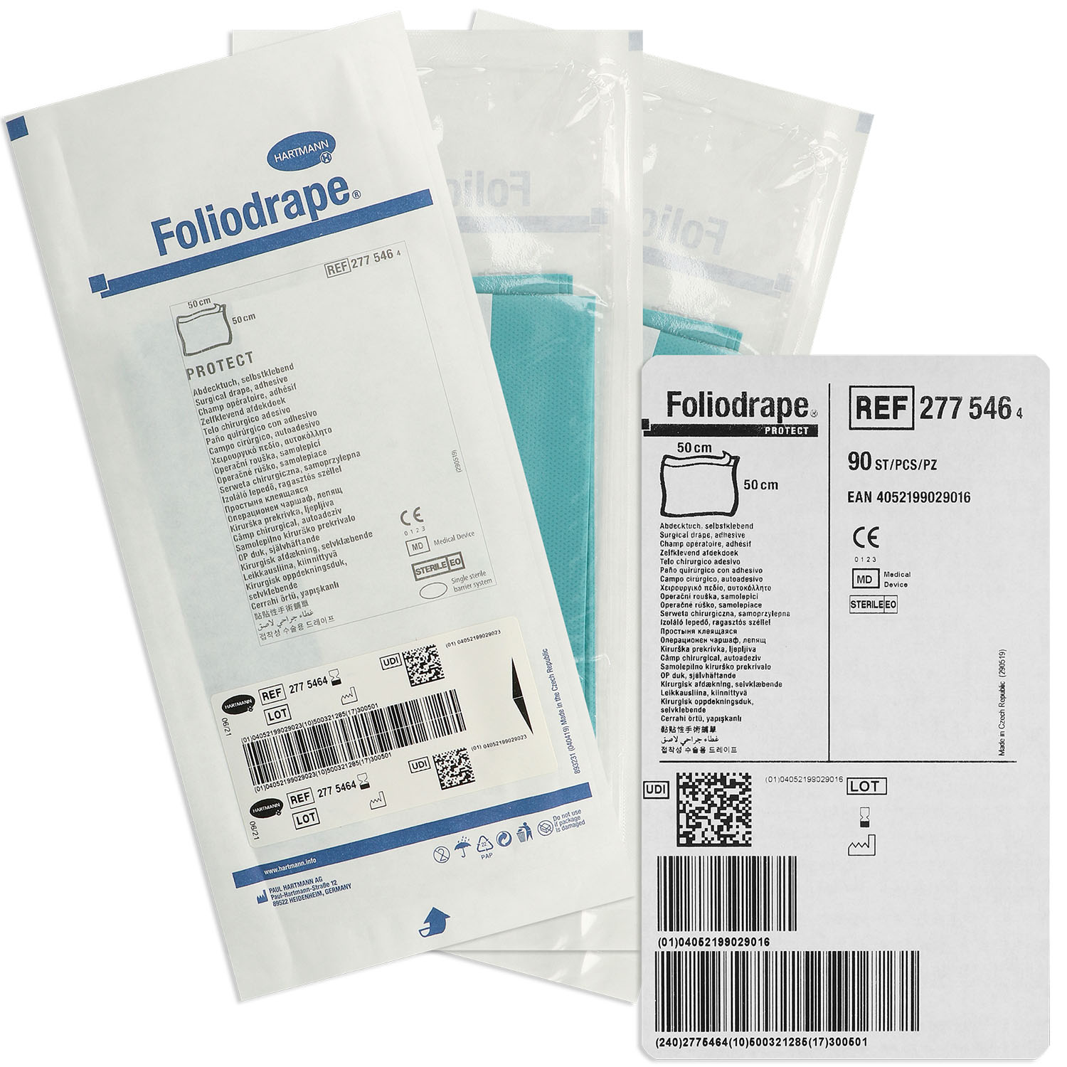Foliodrape Protect Abdecktuch selbstklebend steril einzeln verpackt