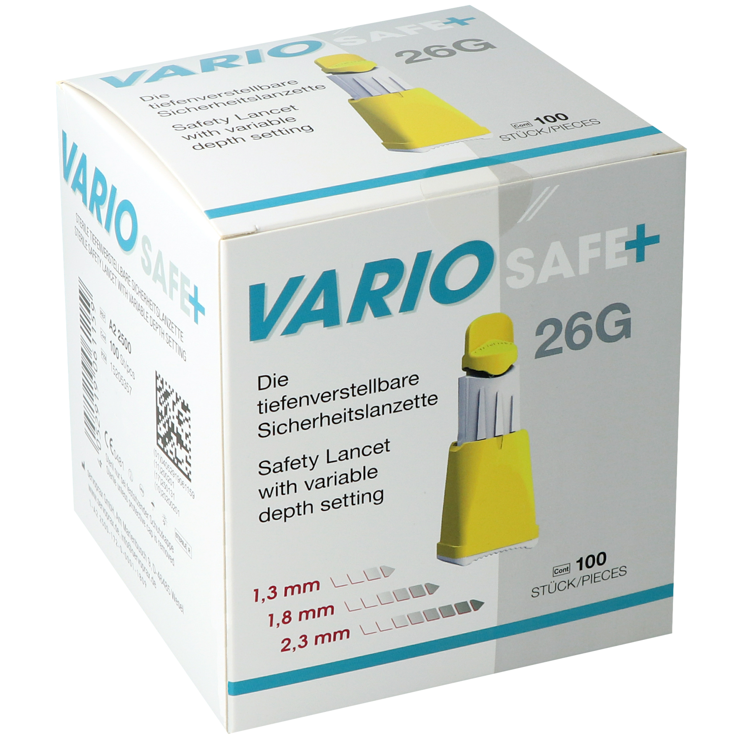 VARIO SAFE Plus Sicherheitslanzetten, tiefenverstellbar