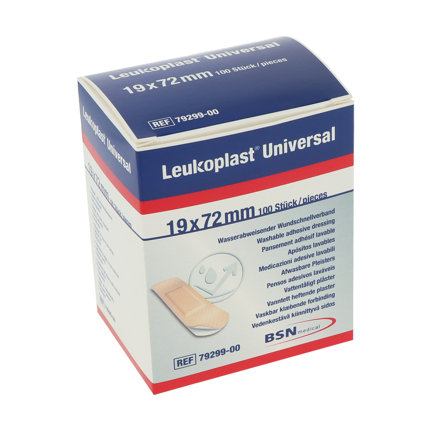 Leukoplast Universal Strips, Wundpflaster, wasserabweisend