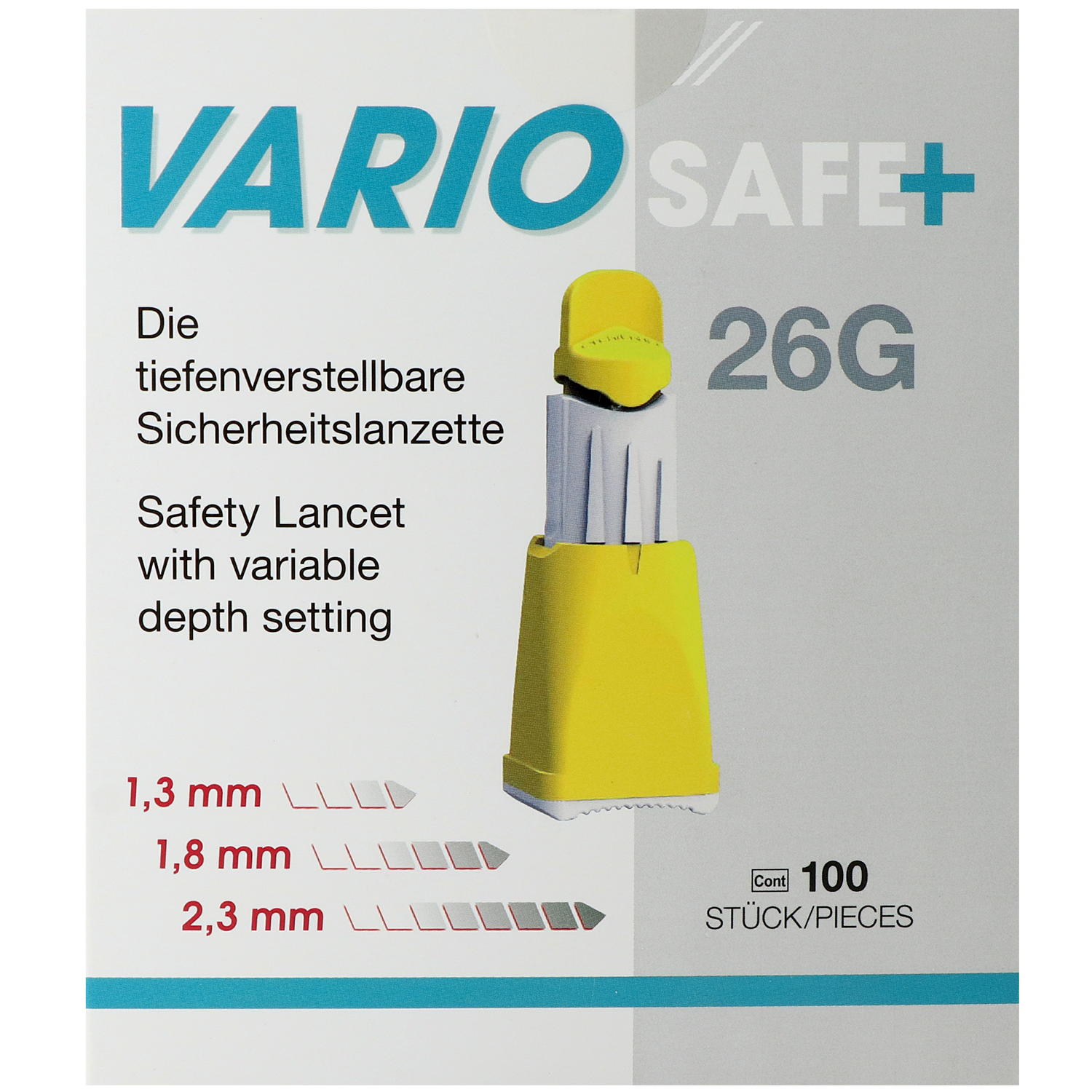 VARIO SAFE Plus Sicherheitslanzetten, tiefenverstellbar