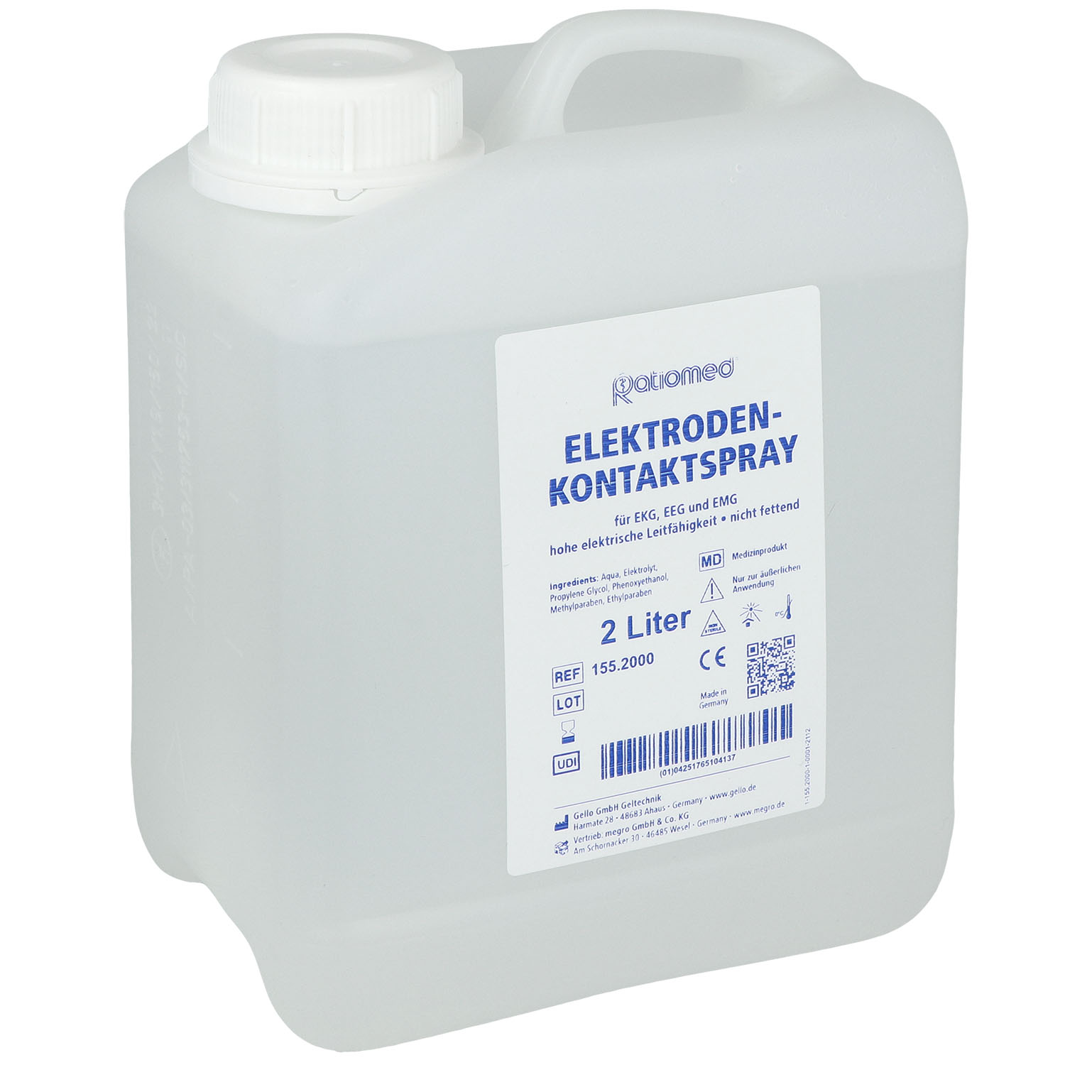 Elektroden-Kontaktspray ratiomed - 2 Liter