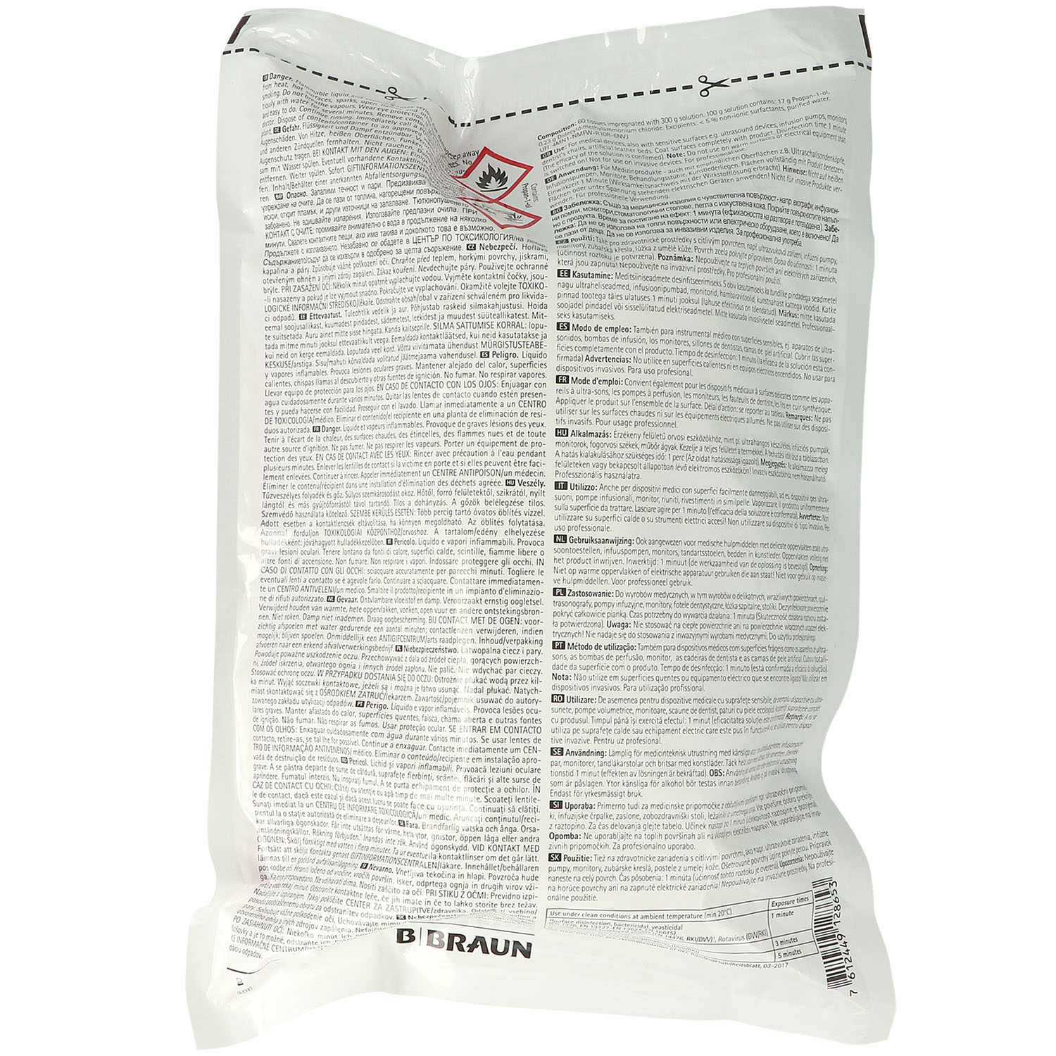 Meliseptol Wipes sensitive Nachfüllpackung Meliseptol Wipes sensitive Nachfüllpackung