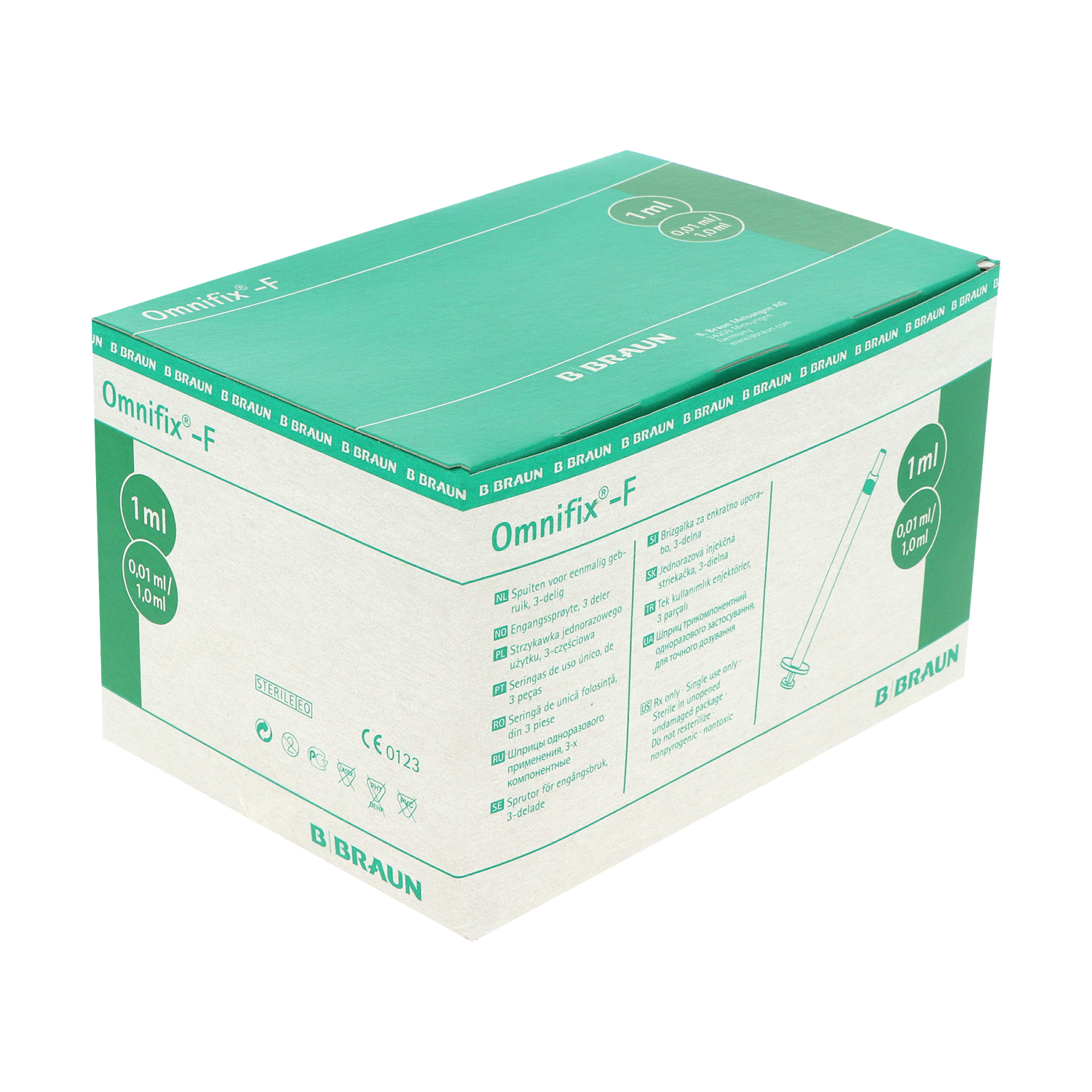 Omnifix-F, Feindosierungsspritze, Luer-Ansatz