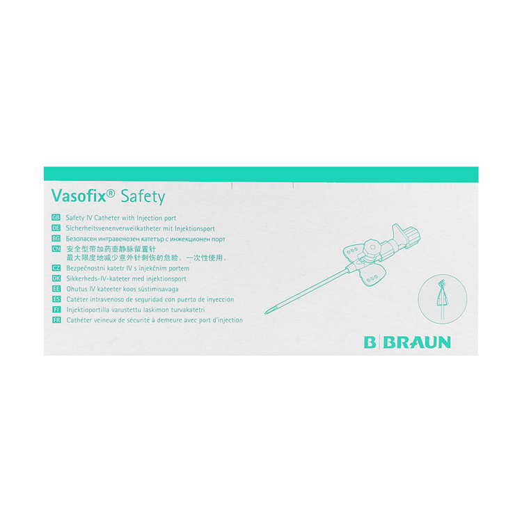 Vasofix Safety, Sicherheitsvenenverweilkanüle mit Zuspritzport