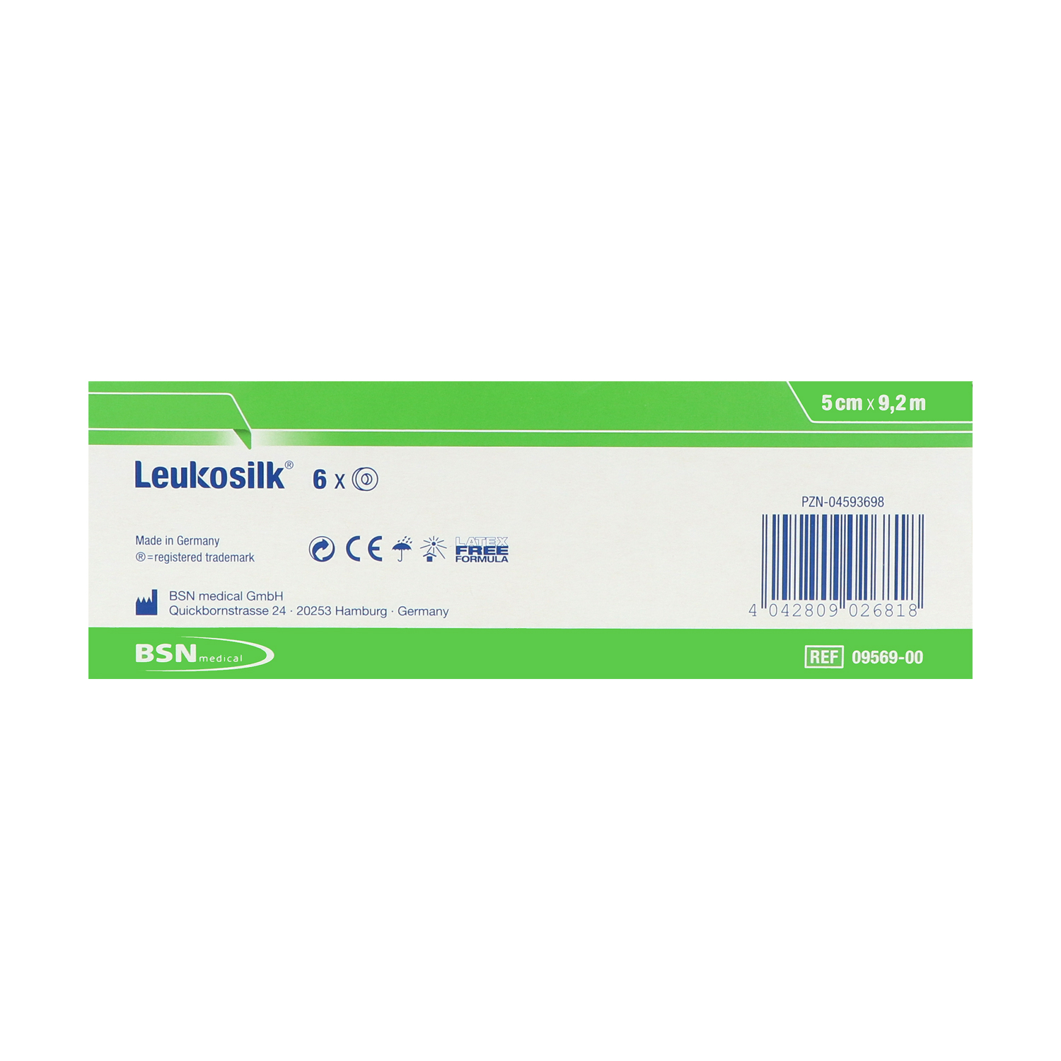 Leukosilk Fixierpflaster, Rollenpflaster