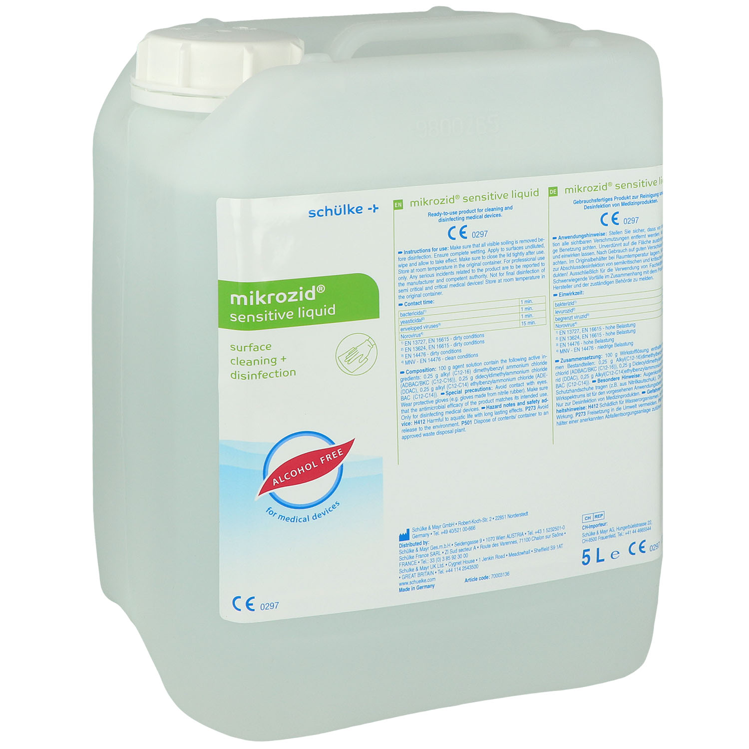 mikrozid sensitive liquid Flächendesinfektion