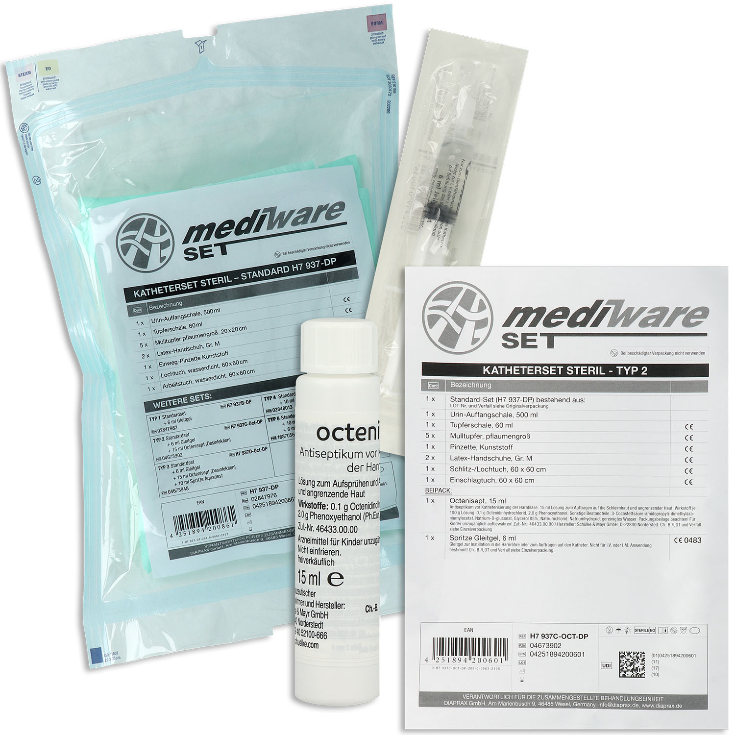 Katheterset standard steril Typ 2 - 1 St. | PZN 04673902 Katheterset standard steril Typ 2 - 1 St. | PZN 04673902