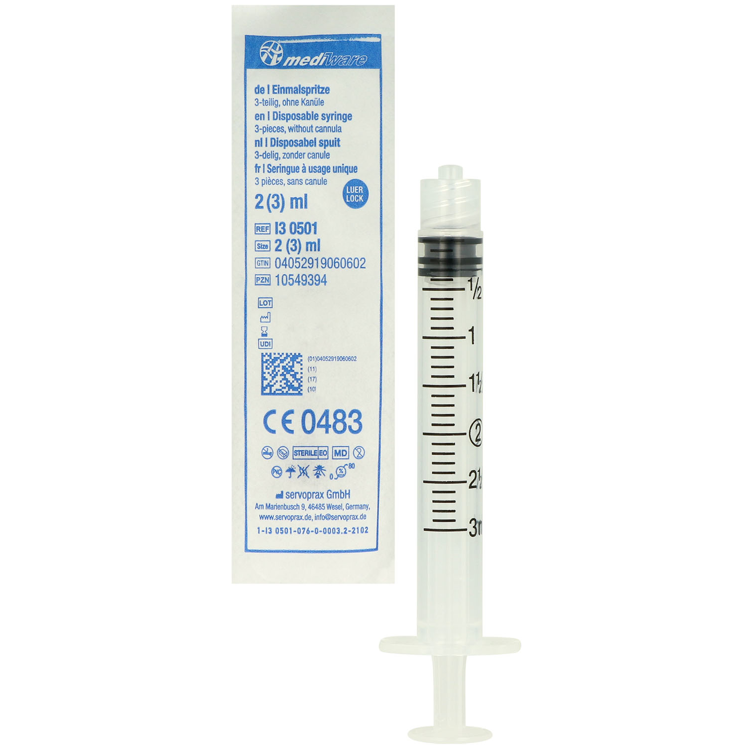 Mediware Einmalspritzen Luer Lock