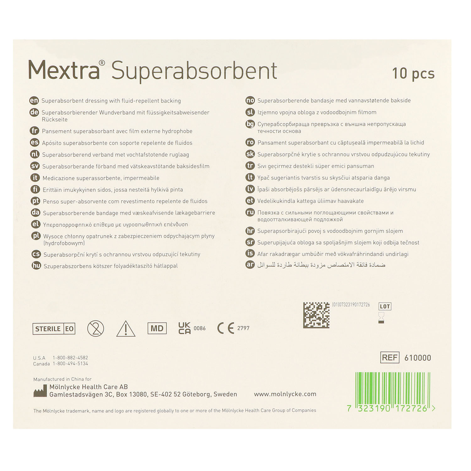 MEXTRA Superabsorbent Verband