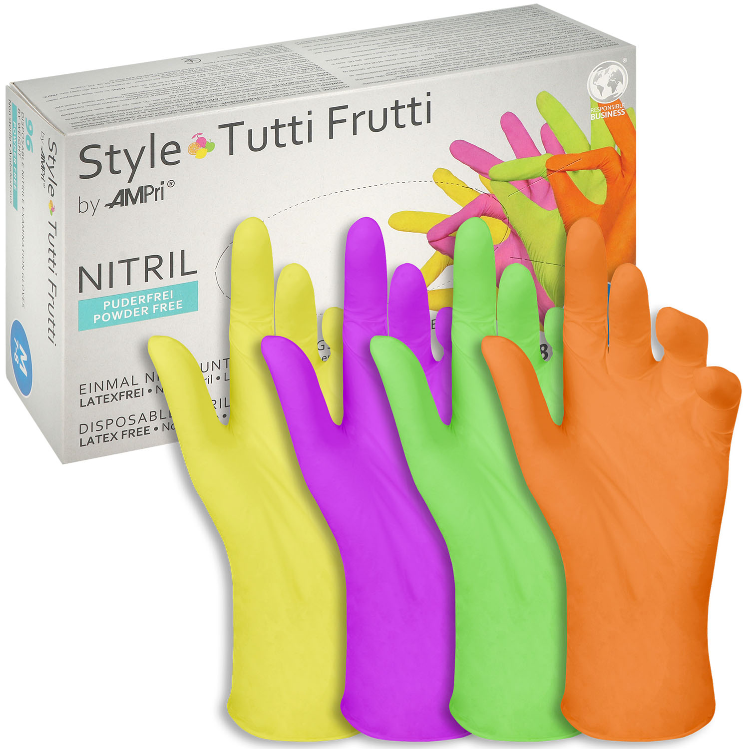 Style Tutti Frutti Nitrilhandschuhe