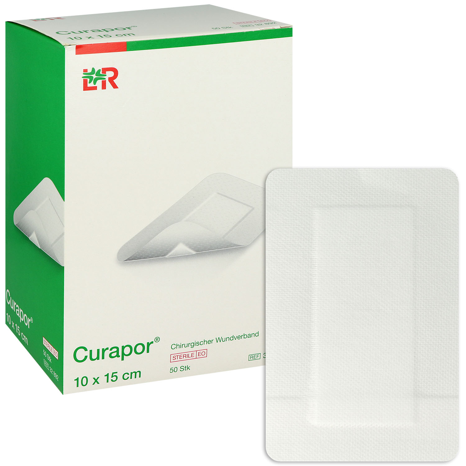 Curapor 10 x 15 cm 50 St. Wundverband, steril