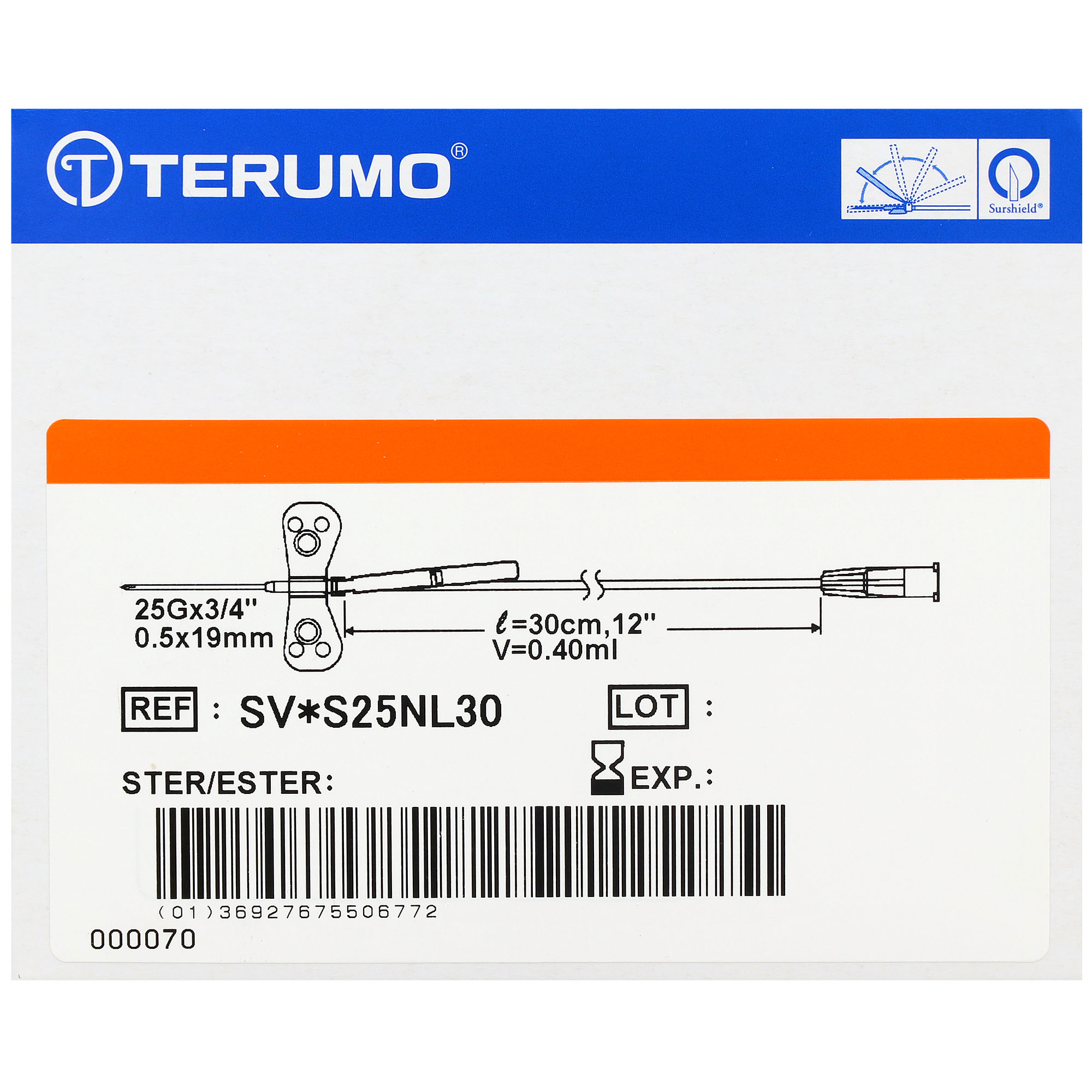 Surflo Safety Sicherheits-Venenpunktionskanüle