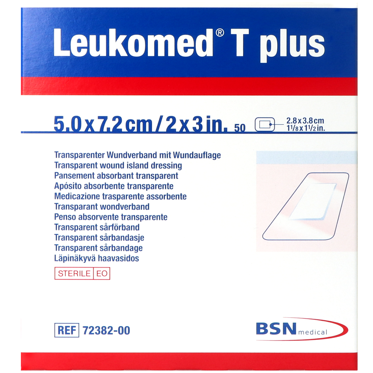 Leukomed T plus sterile Wundpflaster/Wundverband