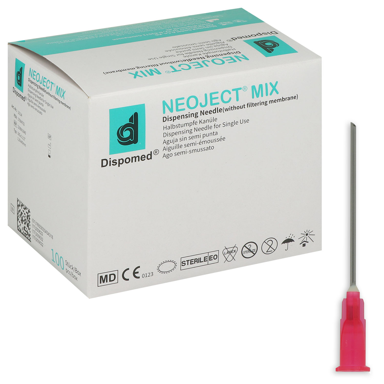 Neoject Aufziehkanülen stumpf ohne Filter