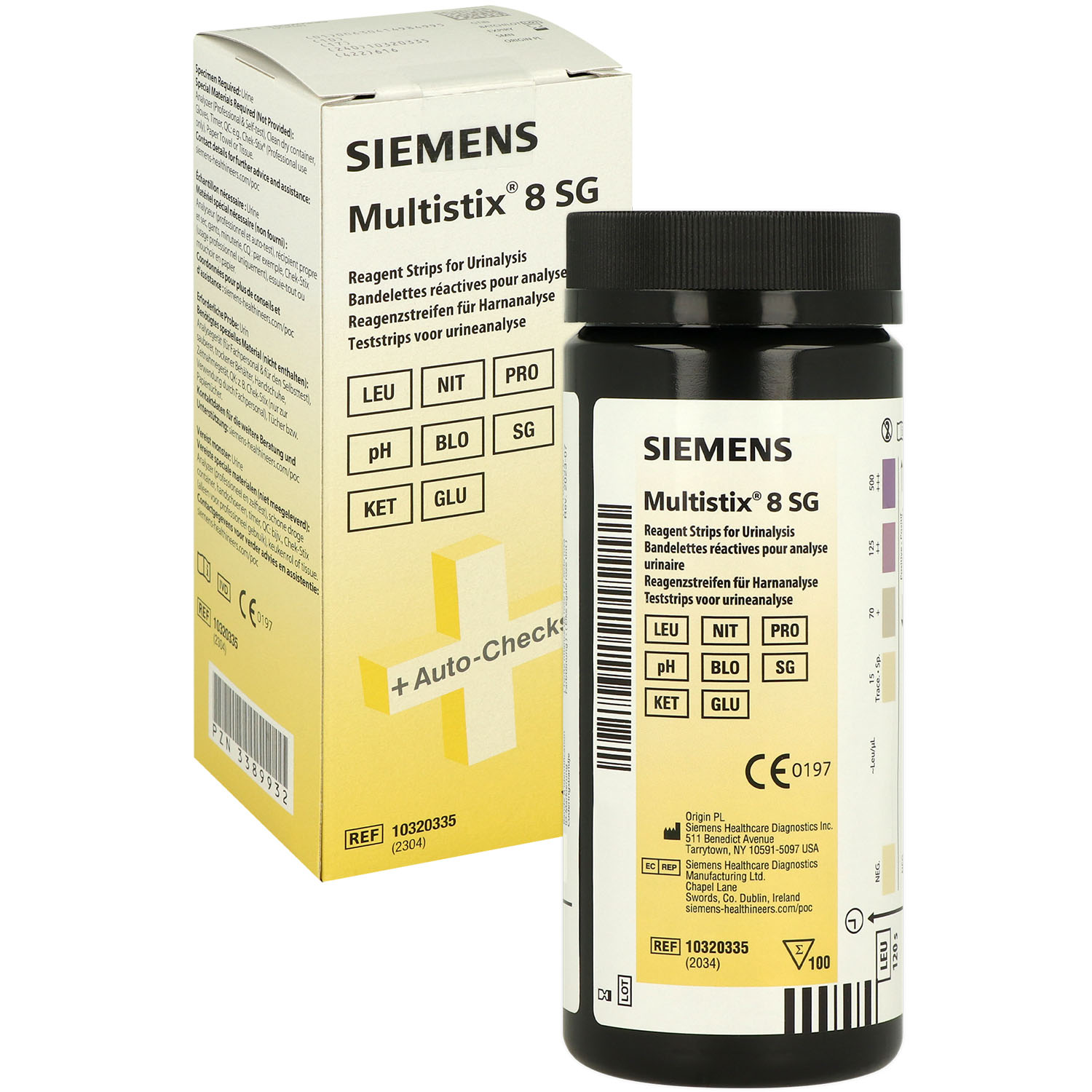 Multistix Urinteststreifen 8-SG - 100 St.