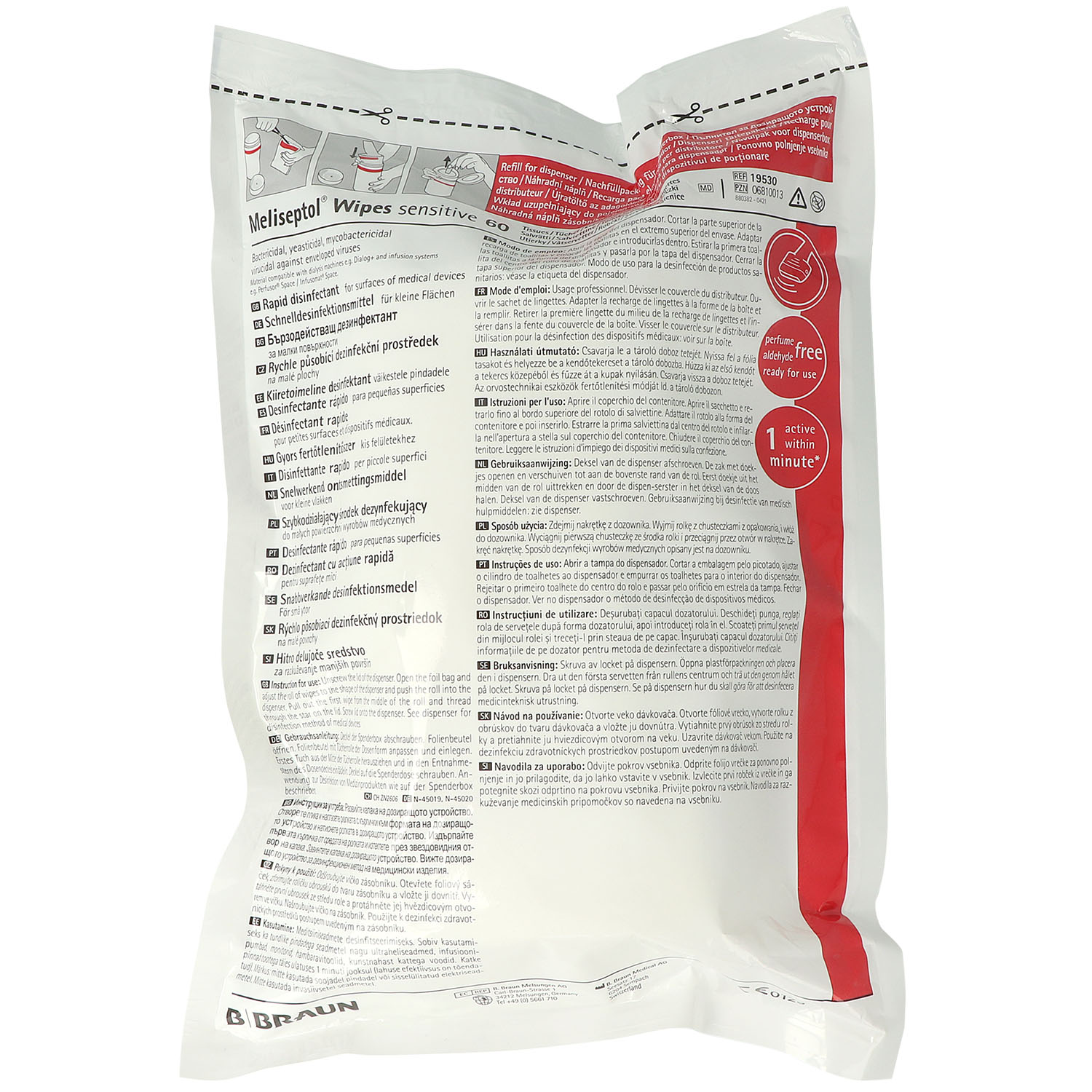 Meliseptol Wipes sensitive Nachfüllpackung Meliseptol Wipes sensitive Nachfüllpackung