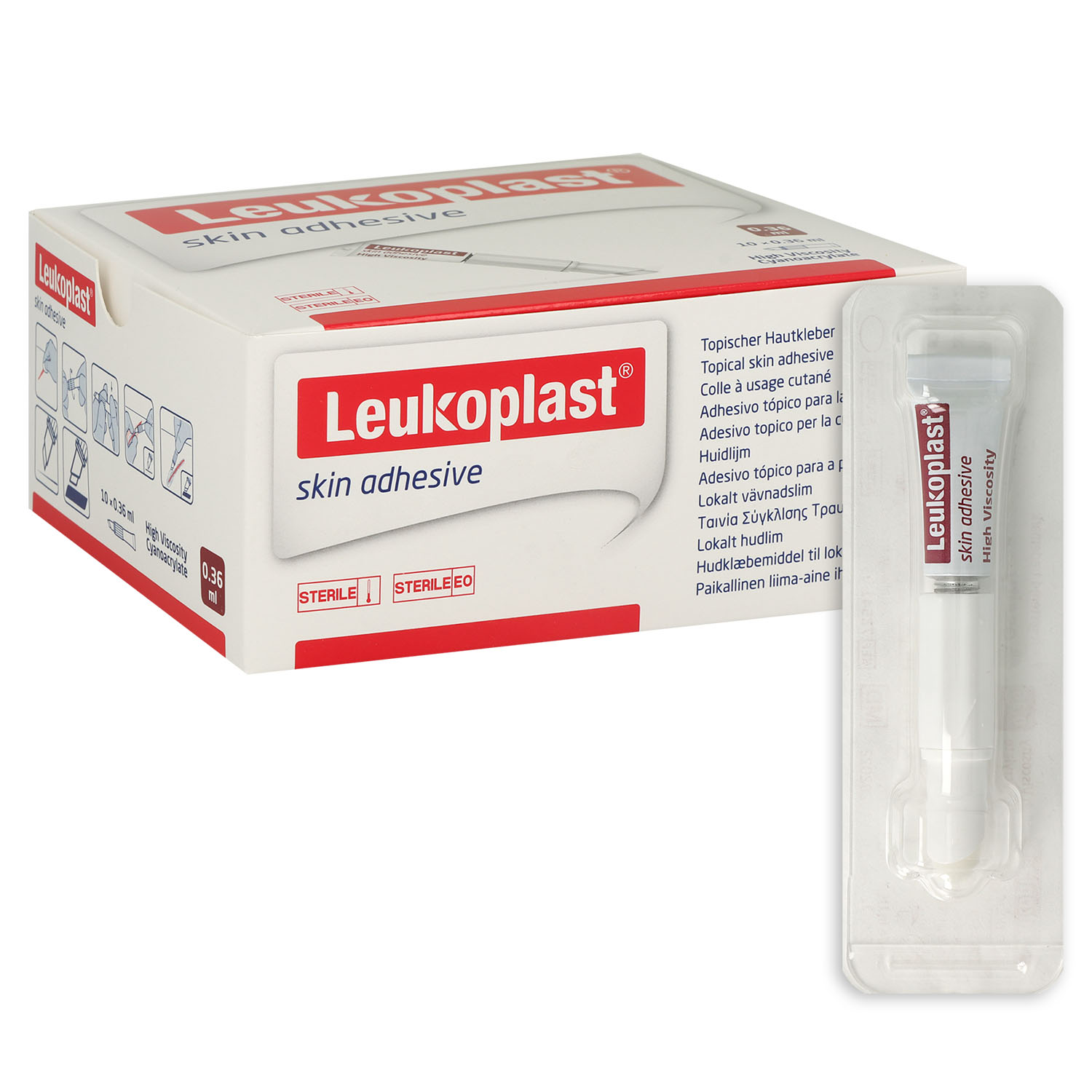 Leukoplast skin adhesive topischer Hautkleber