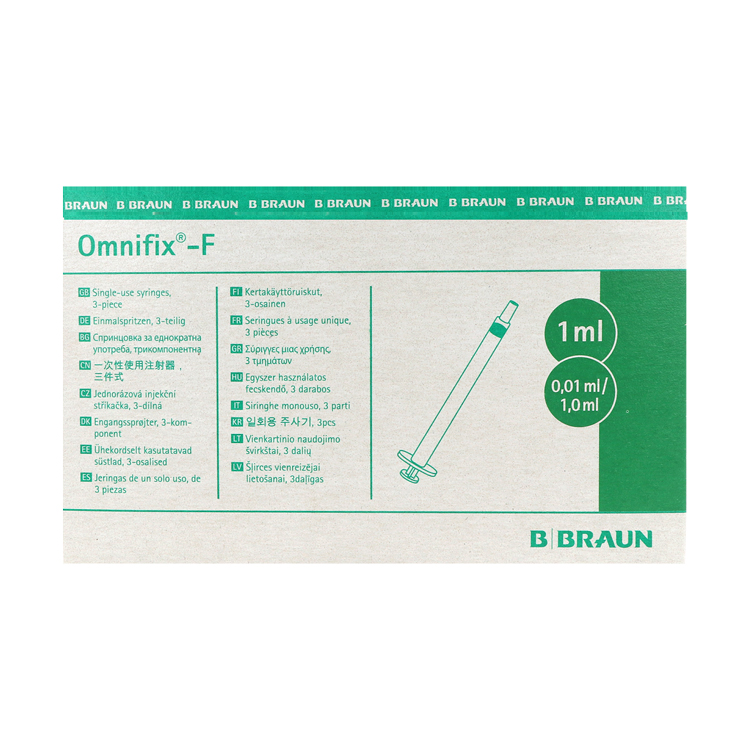 Omnifix-F, Feindosierungsspritze, Luer-Ansatz
