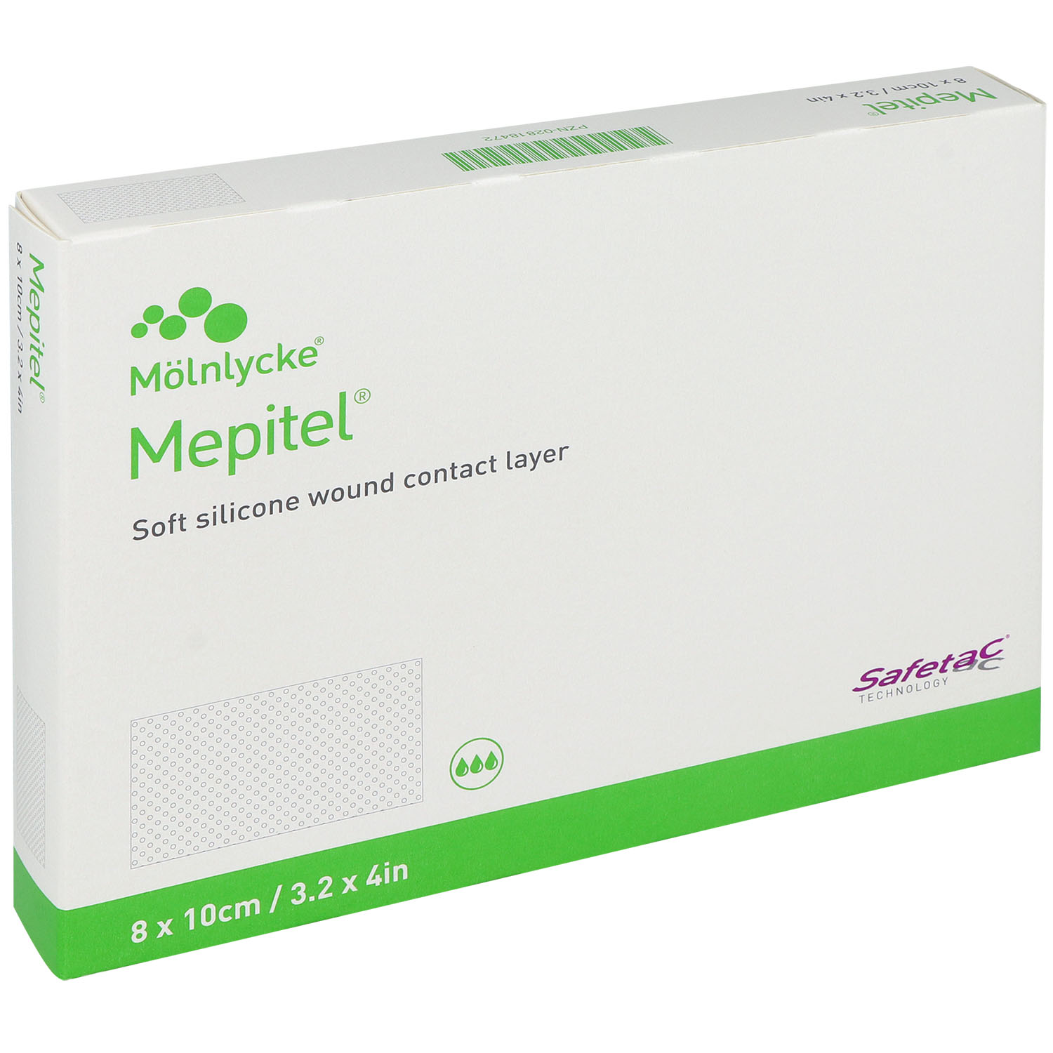 Mepitel Silikon Netzverband steril 8x10 cm