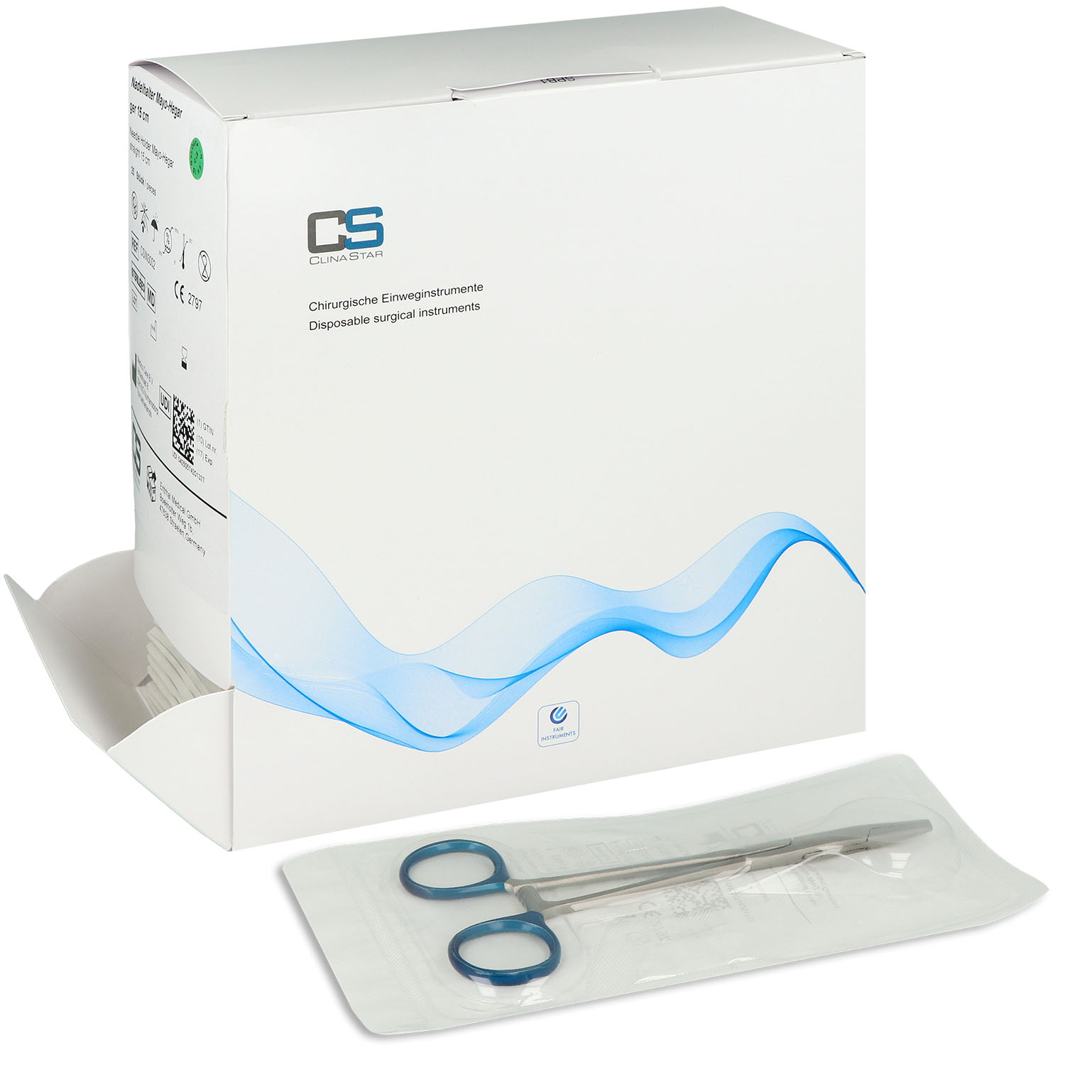 Mayo-Hegar Nadelhalter gerade - 15 cm - 25 St.