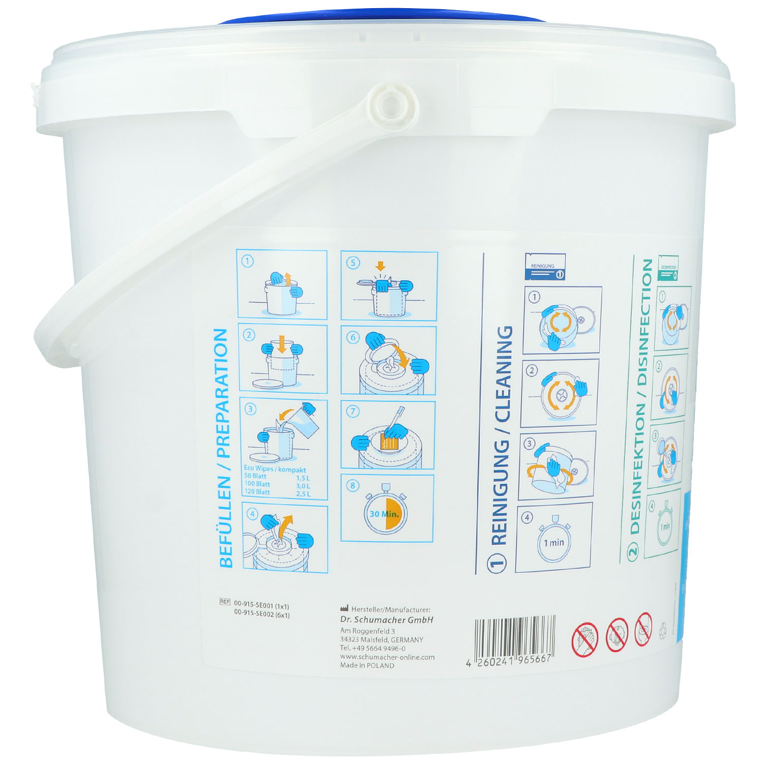 Dr. Schumacher ECO Wipes Vliestuchspender rund