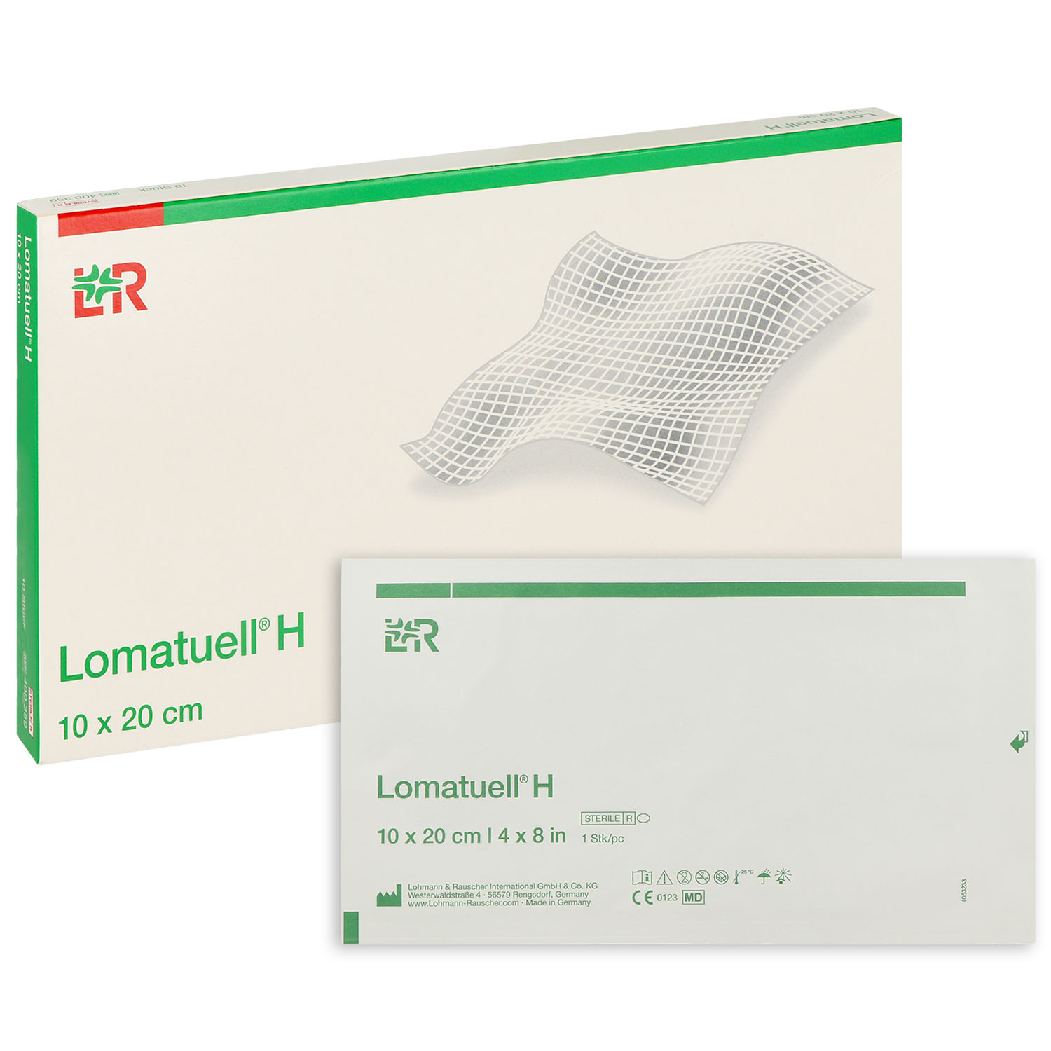Lomatuell H Salbentüll, Kompresse, steril