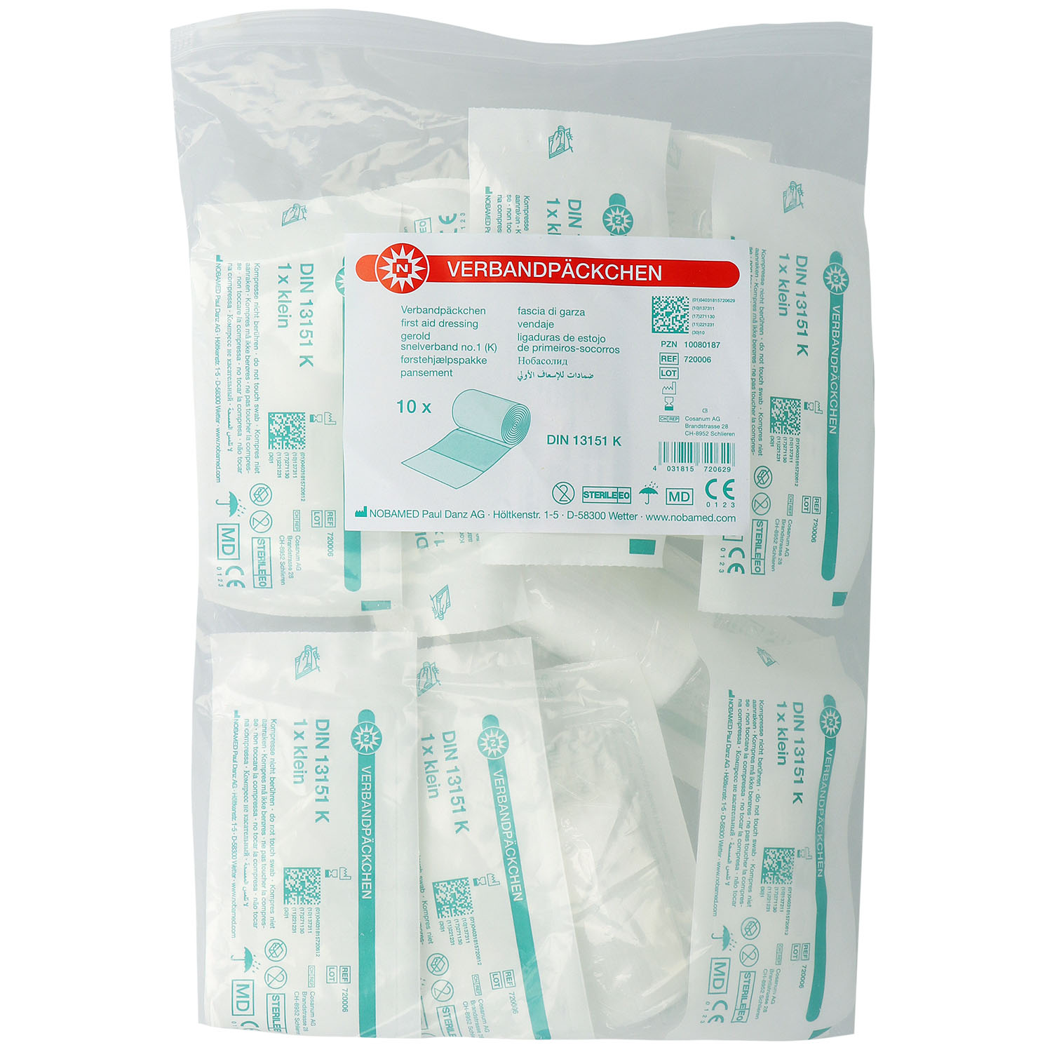 Verbandpäckchen DIN - K - klein
