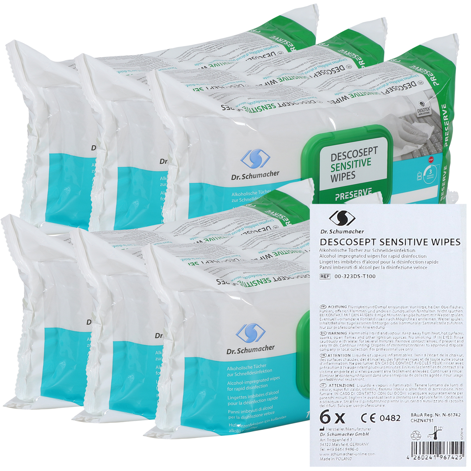 DESCOSEPT Sensitive Wipes