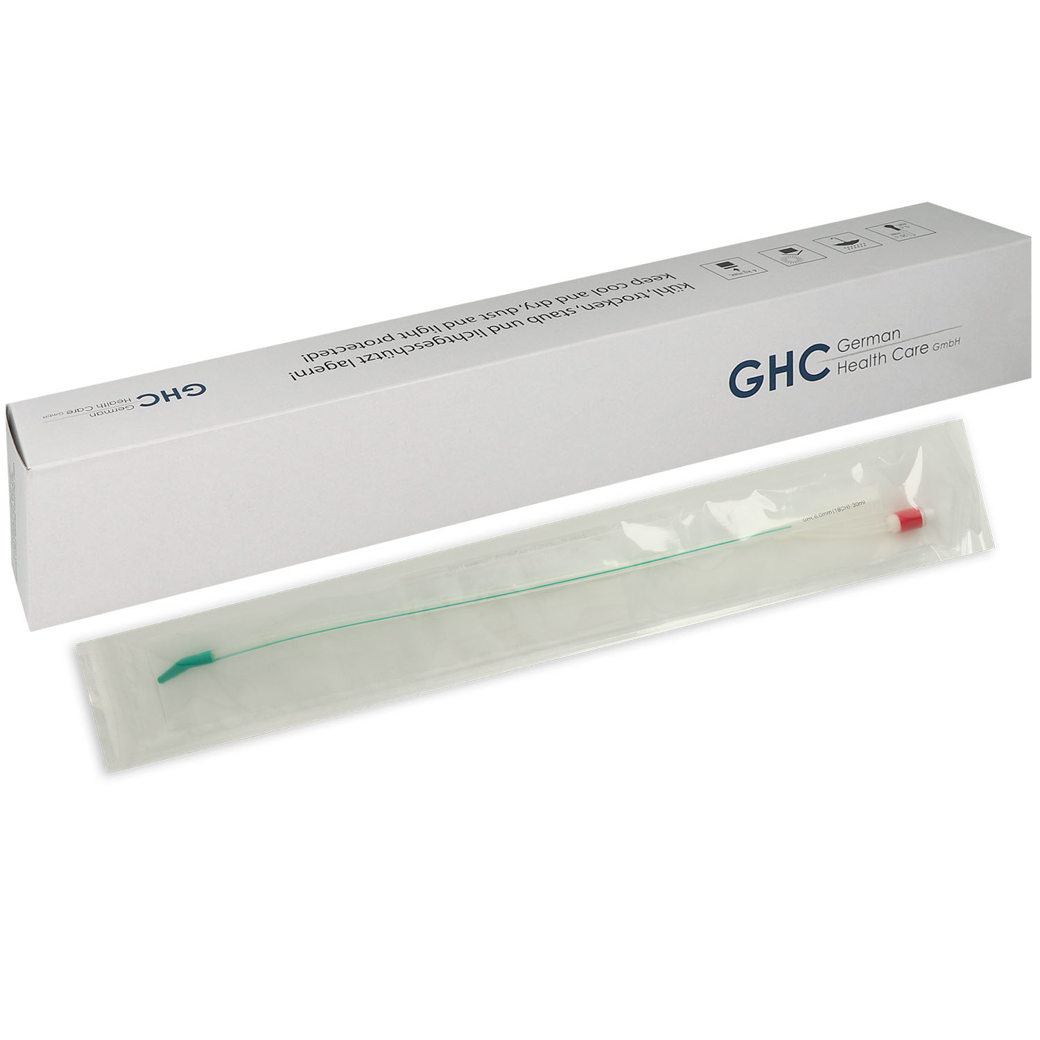 Care Flow Transurethraler 2-Wege Silikonballonkatheter mit Tiemannspitze