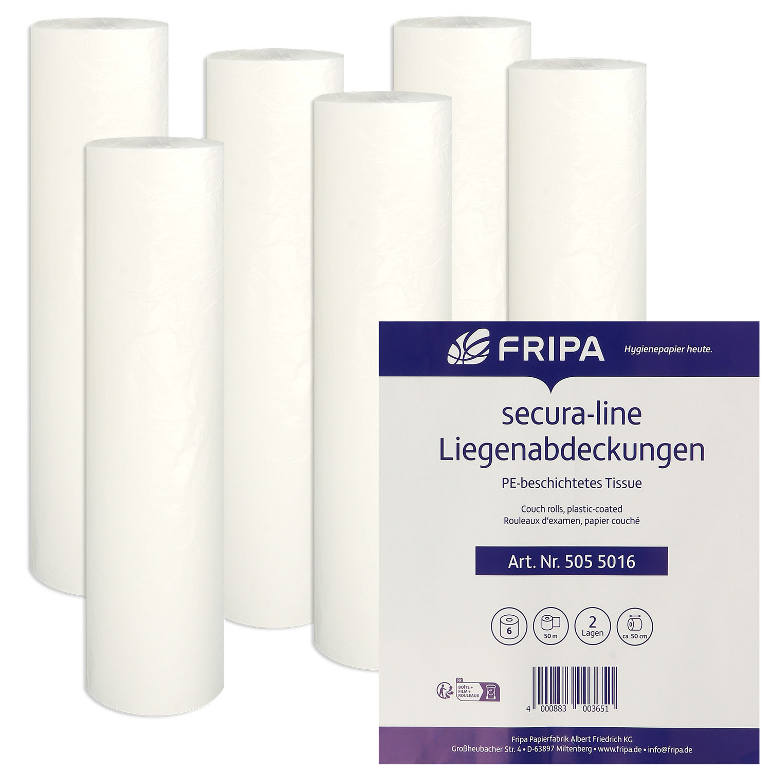 Fripa secura-line Ärztekrepp / Liegenpapier