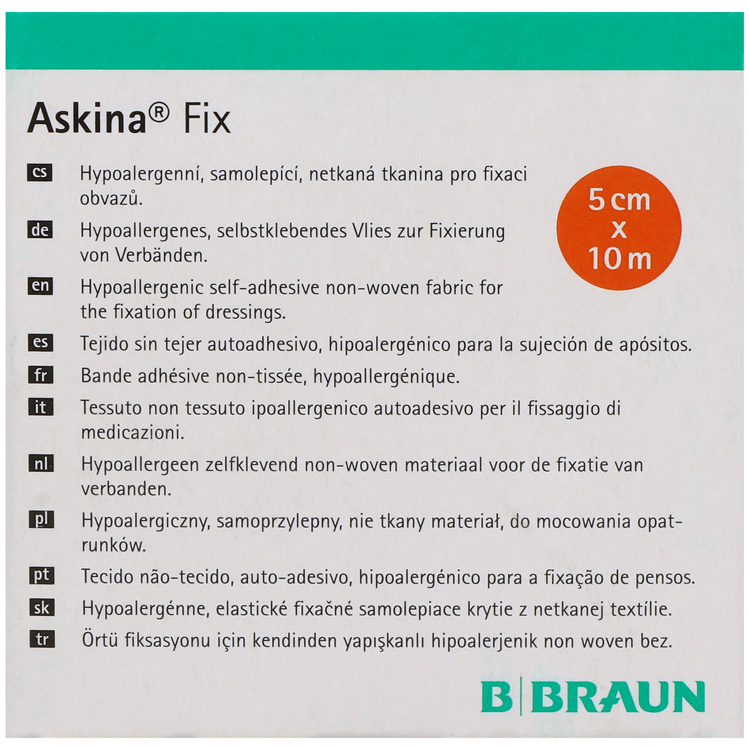ASKINA Fix Fixiervlies hypoallergen