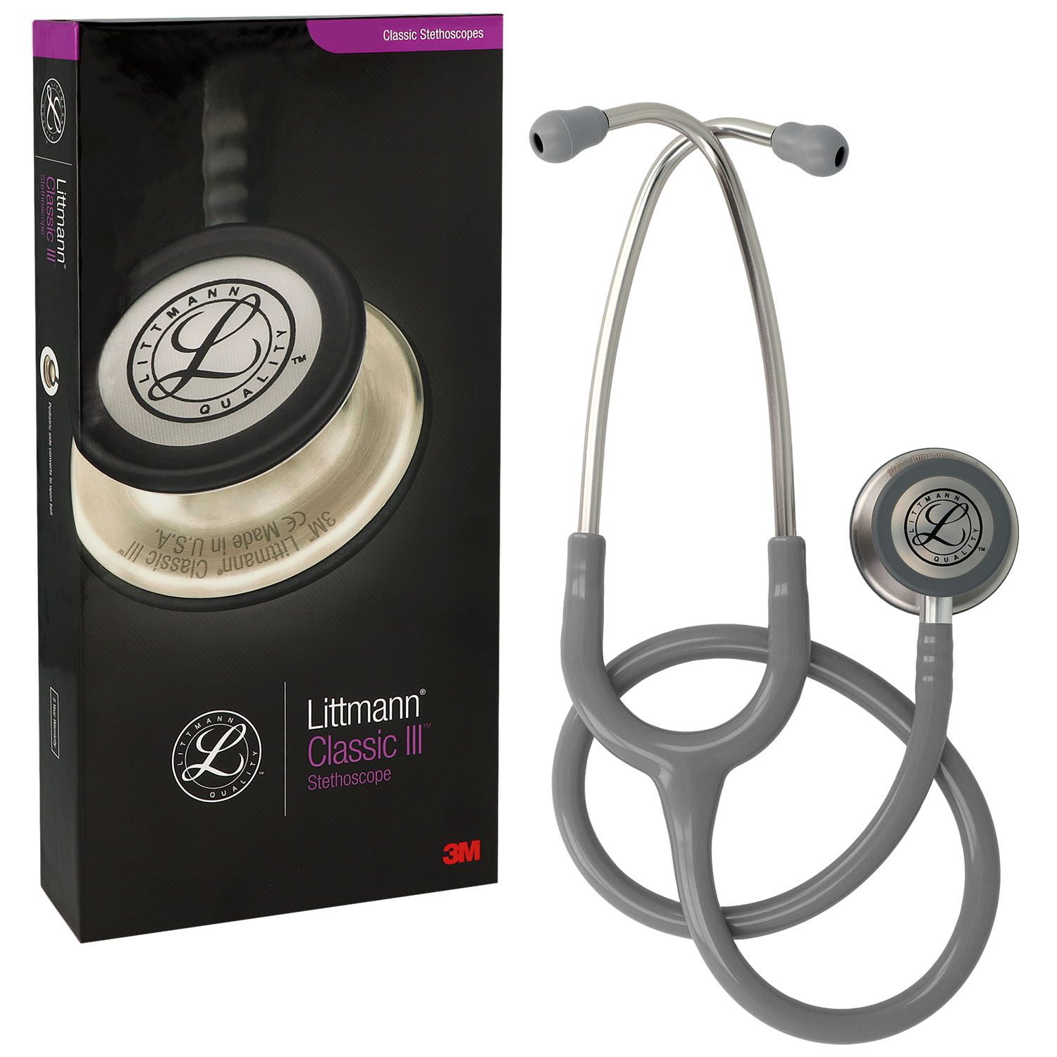 Littmann classic III Stethoskop Standard grau