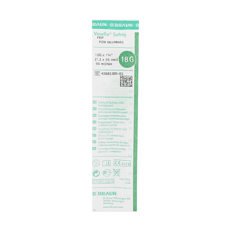 Vasofix Safety, Sicherheitsvenenverweilkanüle mit Zuspritzport