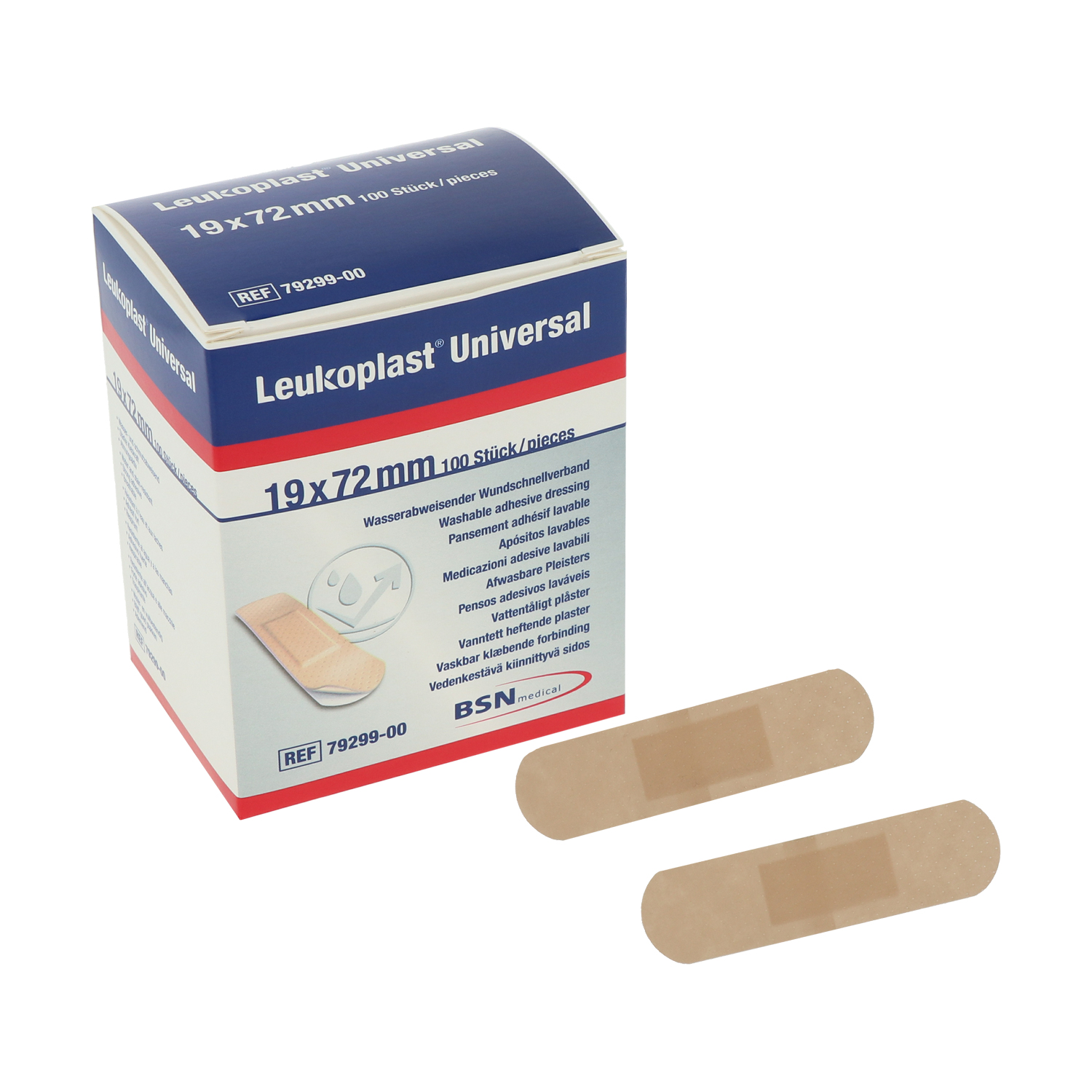 Leukoplast Universal Strips, Wundpflaster, wasserabweisend