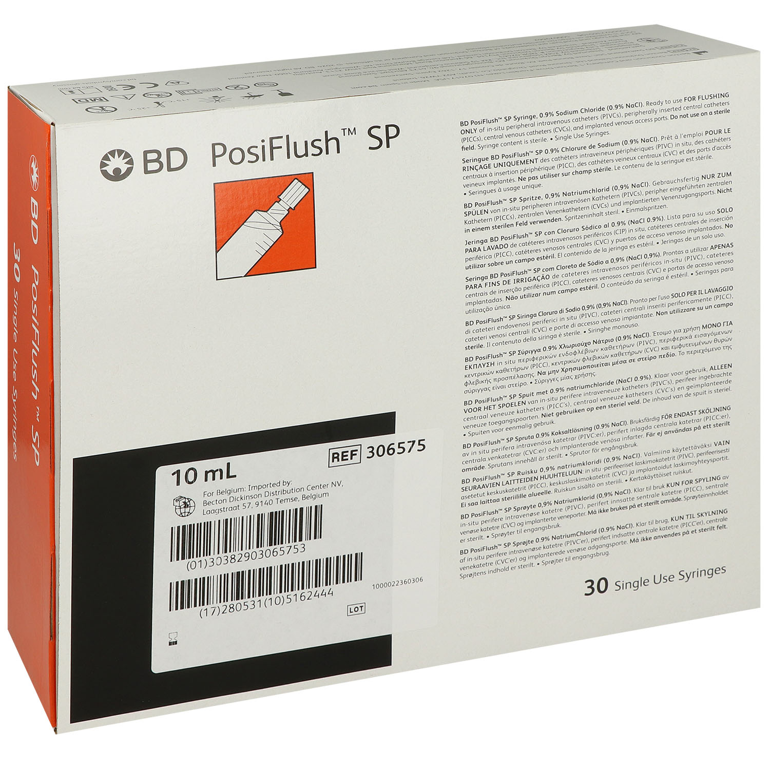 BD PosiFlush SP Spülsystem Fertigspritzen NaCl 0,9 %