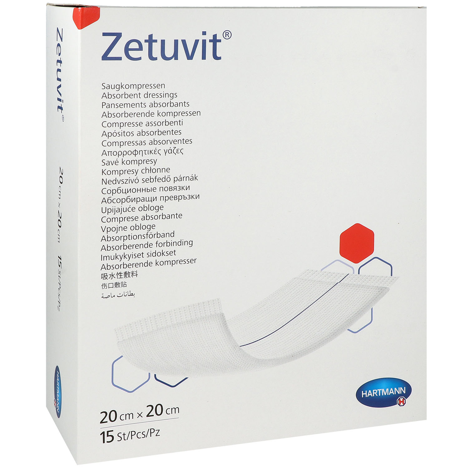 Zetuvit Saugkompressen, steril und unsteril