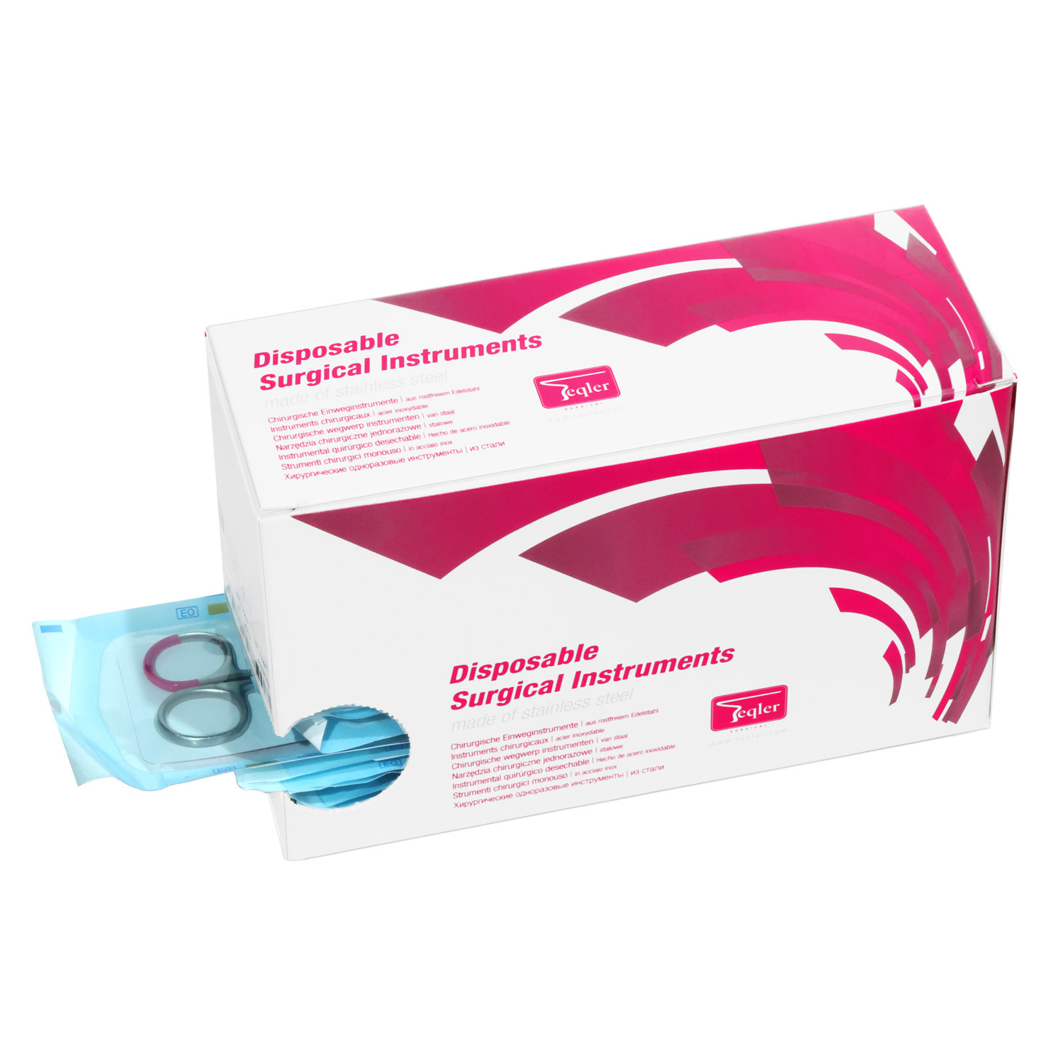 Teqler Einweg Nagelschere Standard 9 cm - 25 St.