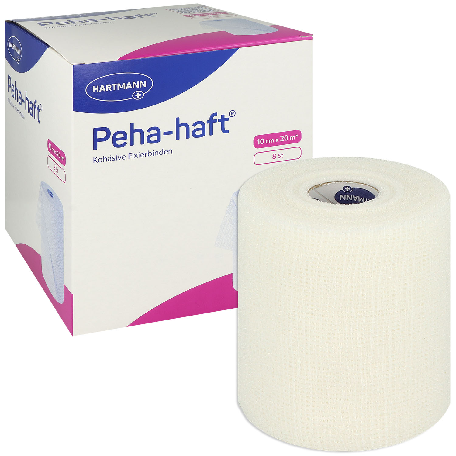 Peha-Haft Fixierbinde weiß latexfrei