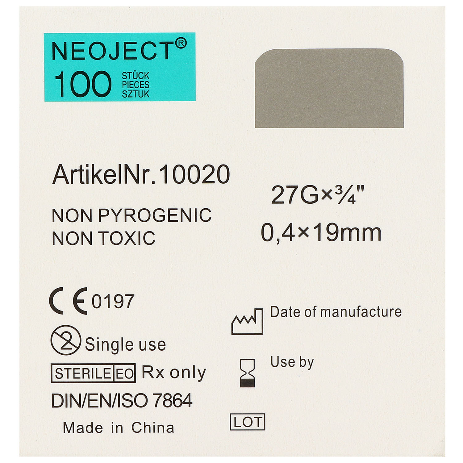 Neoject Einmalkanülen Standard