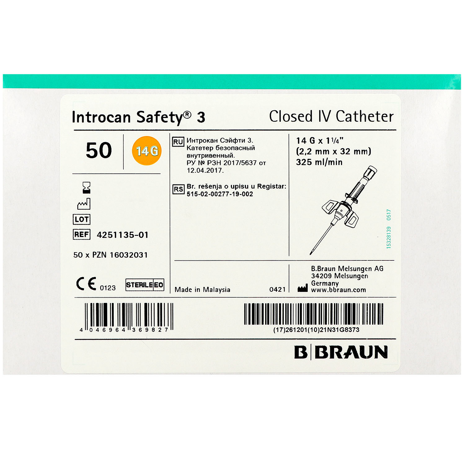 Introcan Safety 3 PUR Venenverweilkanüle