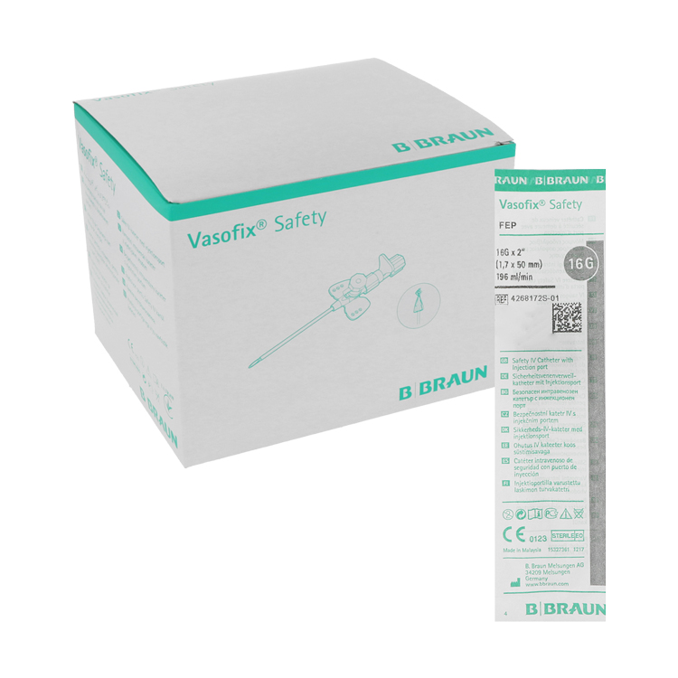 Vasofix Safety G16 - 1.70 x 50 mm - grau - 50 St.