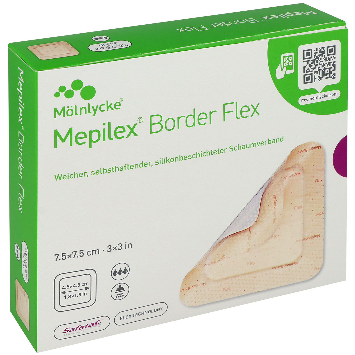 MEPILEX Border Flex Schaumverband haftend